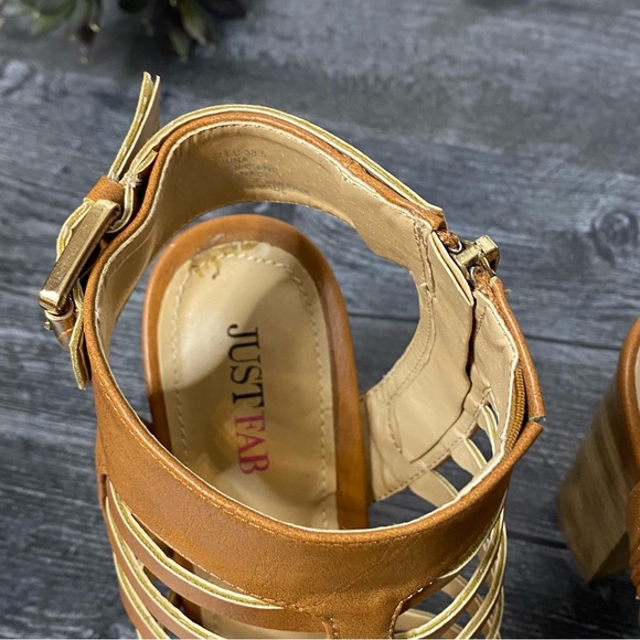 JustFab Beja Gladiator Heels - Picture 14 of 15